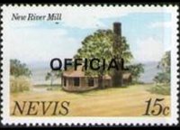 Nevis 1981 - set Landmarks: 15 c