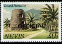 Nevis 1981 - set Landmarks: 40 c