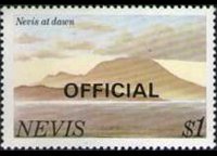 Nevis 1981 - set Landmarks: 1 $
