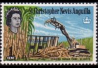 Saint Kitts e Nevis 1963 - serie Soggetti vari: 1 c