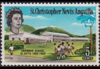 Saint Kitts e Nevis 1963 - serie Soggetti vari: 5 c