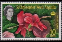 Saint Kitts and Nevis 1963 - set Various subjects: 10 c