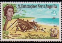 Saint Kitts and Nevis 1963 - set Various subjects: 20 c