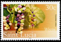 Saint Lucia 2005 - set Fruits: 30 c
