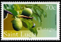 Saint Lucia 2005 - set Fruits: 70 c