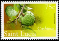 Saint Lucia 2005 - set Fruits: 75 c