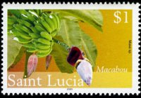 Saint Lucia 2005 - set Fruits: 1 $