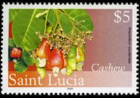 Saint Lucia 2005 - set Fruits: 5 $