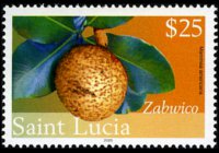 Saint Lucia 2005 - set Fruits: 25 $