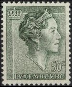 Luxembourg 1960 - set Grand Duchess Charlotte: 50 c