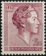 Luxembourg 1960 - set Grand Duchess Charlotte: 1,50 fr