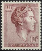 Luxembourg 1960 - set Grand Duchess Charlotte: 10 c