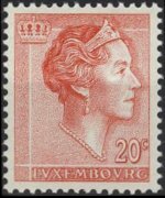Luxembourg 1960 - set Grand Duchess Charlotte: 20 c