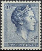 Luxembourg 1960 - set Grand Duchess Charlotte: 2 fr