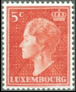 Luxembourg 1948 - set Grand Duchess Charlotte: 5 c