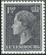 Luxembourg 1948 - set Grand Duchess Charlotte: 1,60 fr