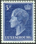 Luxembourg 1948 - set Grand Duchess Charlotte: 3 fr