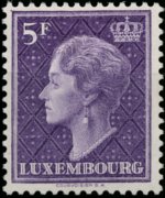 Luxembourg 1948 - set Grand Duchess Charlotte: 5 fr