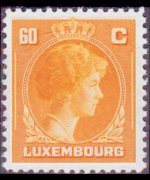 Luxembourg 1944 - set Grand Duchess Charlotte: 60 c