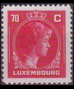 Luxembourg 1944 - set Grand Duchess Charlotte: 70 c