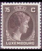 Luxembourg 1944 - set Grand Duchess Charlotte: 75 c