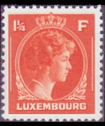 Luxembourg 1944 - set Grand Duchess Charlotte: 1¼ fr