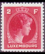 Luxembourg 1944 - set Grand Duchess Charlotte: 2 fr