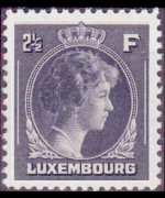 Luxembourg 1944 - set Grand Duchess Charlotte: 2½ fr