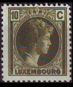 Luxembourg 1926 - set Grand Duchess Charlotte: 10 c