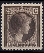 Luxembourg 1926 - set Grand Duchess Charlotte: 25 c