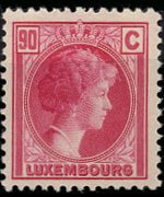 Luxembourg 1926 - set Grand Duchess Charlotte: 90 c