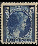 Luxembourg 1926 - set Grand Duchess Charlotte: 1½ fr