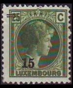 Luxembourg 1926 - set Grand Duchess Charlotte: 15 c su 25 c
