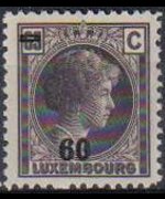 Luxembourg 1926 - set Grand Duchess Charlotte: 60 c su 65 c