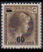 Lussemburgo 1926 - serie Granduchessa Charlotte: 60 c su 80 c