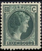 Luxembourg 1926 - set Grand Duchess Charlotte: 60 c