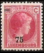 Luxembourg 1926 - set Grand Duchess Charlotte: 75 c su 90 c