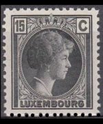 Luxembourg 1926 - set Grand Duchess Charlotte: 15 c