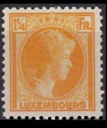 Luxembourg 1926 - set Grand Duchess Charlotte: 1¼ fr