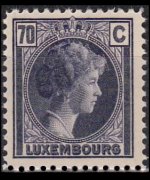 Luxembourg 1926 - set Grand Duchess Charlotte: 70 c