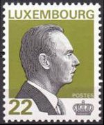 Luxembourg 1993 - set Grand Duke Jean: 22 fr