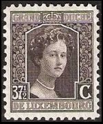 Luxembourg 1914 - set Grand Duchess Marie Adelaide: 37½ c