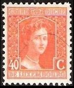 Luxembourg 1914 - set Grand Duchess Marie Adelaide: 40 c