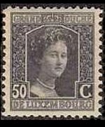 Luxembourg 1914 - set Grand Duchess Marie Adelaide: 50 c