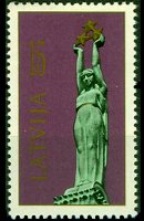 Latvia 1991 - set Liberty monument: 15 k