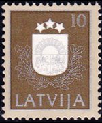Latvia 1991 - set Coat of arms: 10 k
