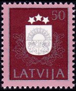 Latvia 1991 - set Coat of arms: 50 k
