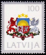 Latvia 1991 - set Coat of arms: 100 k