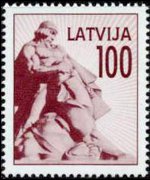 Latvia 1992 - set Monuments: 100 k