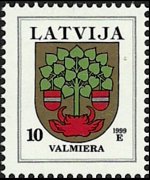 Latvia 1994 - set Coat of arms: 10 s